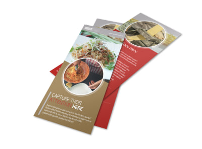 Al Dente Restaurant Flyer Template preview