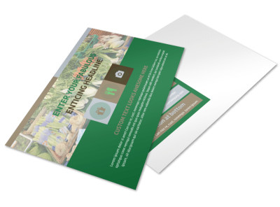 Food Co-op Postcard Template preview