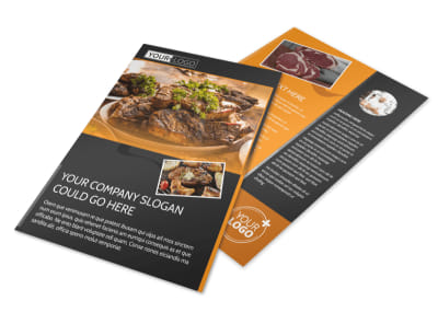 Local Steakhouse Flyer Template preview