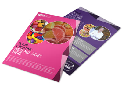 Candy Land Flyer Template preview