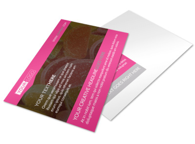 Candy Land Postcard Template preview