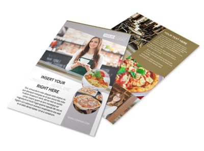 Italian Bistro Flyer Template preview