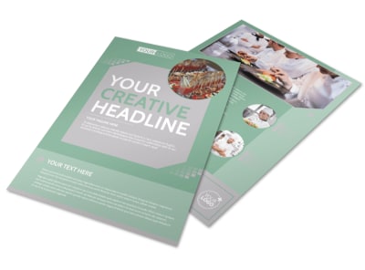Special Event Caterers Flyer Template preview
