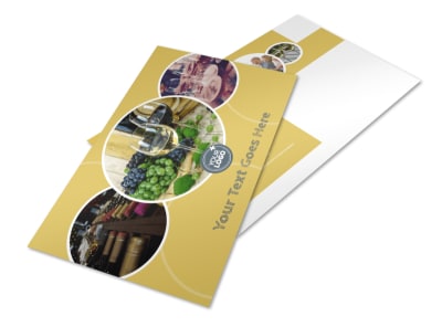 Wine & Spirits Postcard Template preview
