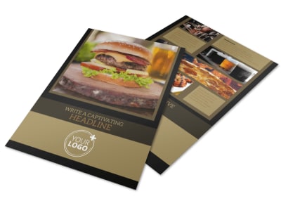 Bar & Grill Flyer Template preview