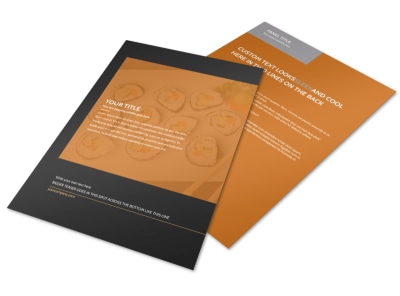 Cool Sushi Flyer Template preview