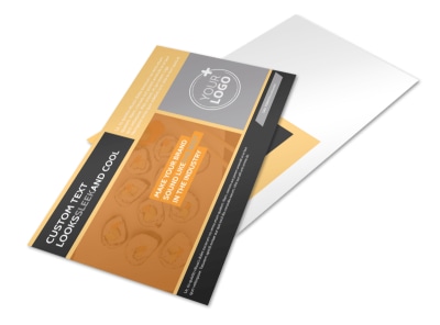 Cool Sushi Postcard Template preview