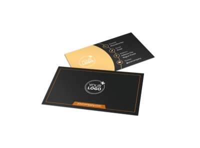 Cool Sushi Business Card Template preview