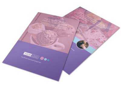 Sweets Ice Cream Shop Flyer Template preview