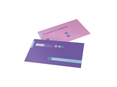Sweets Ice Cream Shop Business Card Template preview