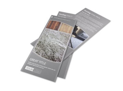 Quality Flooring Company Flyer Template preview