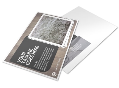 Quality Flooring Company Postcard Template preview