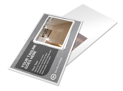 Quality Flooring Company Postcard Template preview
