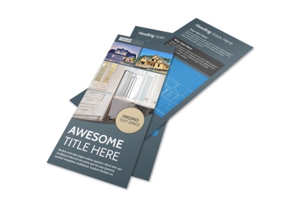 Custom Home Builder Flyer Template preview