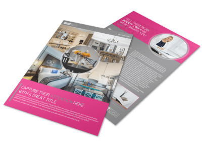 Interior Designers & Decorators Flyer Template preview