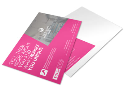 Interior Designers & Decorators Postcard Template preview