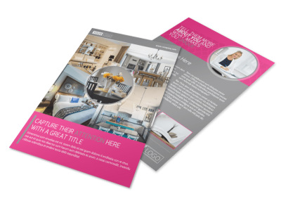 Interior Designers & Decorators Flyer Template preview