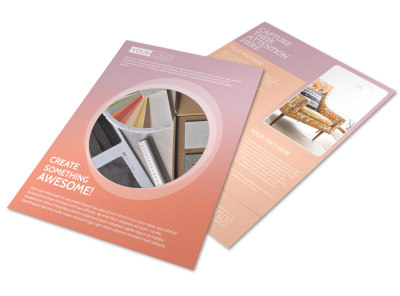 Interior Design Group Flyer Template preview