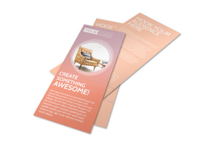 Interior Design Group Flyer Template preview