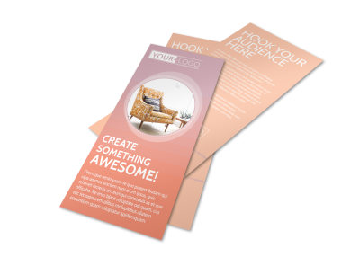 Interior Design Group Flyer Template preview
