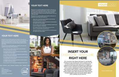 Furniture & Interior Design Brochure Template Preview 1