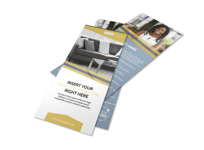 Furniture & Interior Design Flyer Template Preview 1