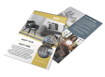 Furniture & Interior Design Flyer Template preview