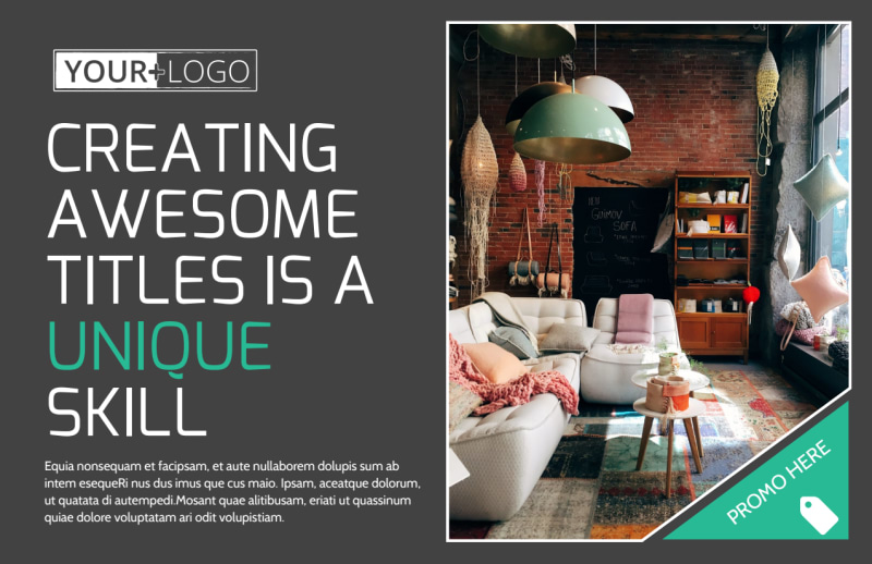 Furniture & Design Consultants Postcard Template