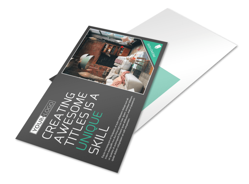 Furniture & Design Consultants Postcard Template