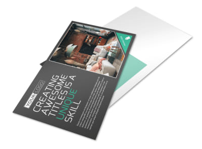 Furniture & Design Consultants Postcard Template preview