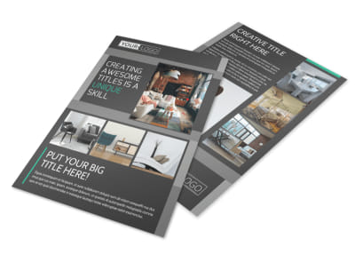 Furniture & Design Consultants Flyer Template preview
