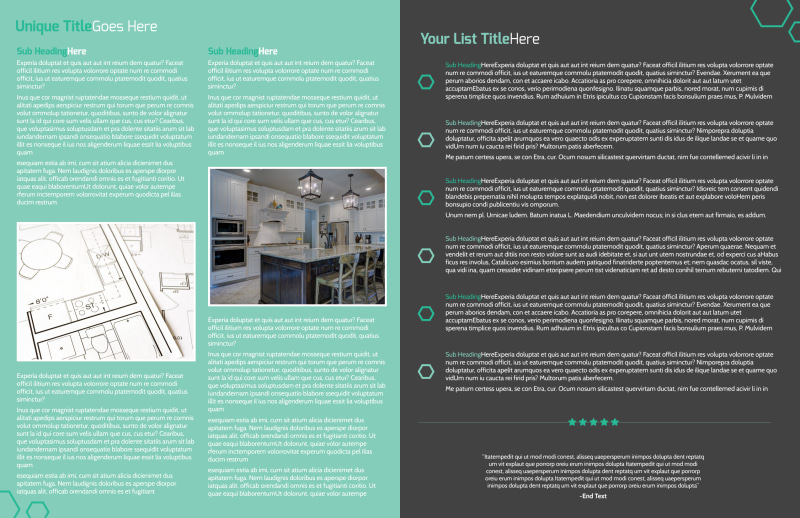 Kitchen Design Consultants Bi-Fold Brochure Template