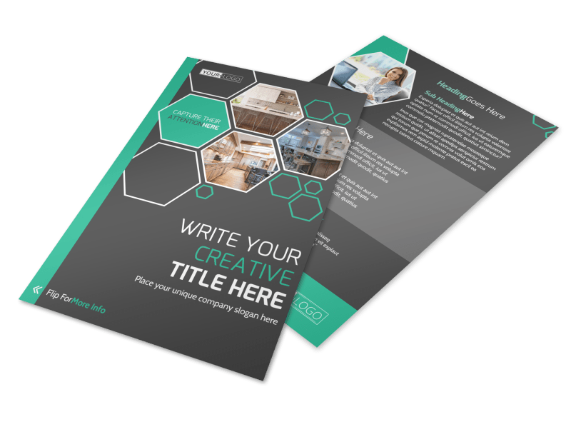 Kitchen Design Consultants Flyer Template Preview 1