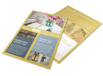 Home Organizing Service Flyer Template preview