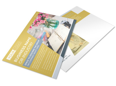 Home Organizing Service Postcard Template preview