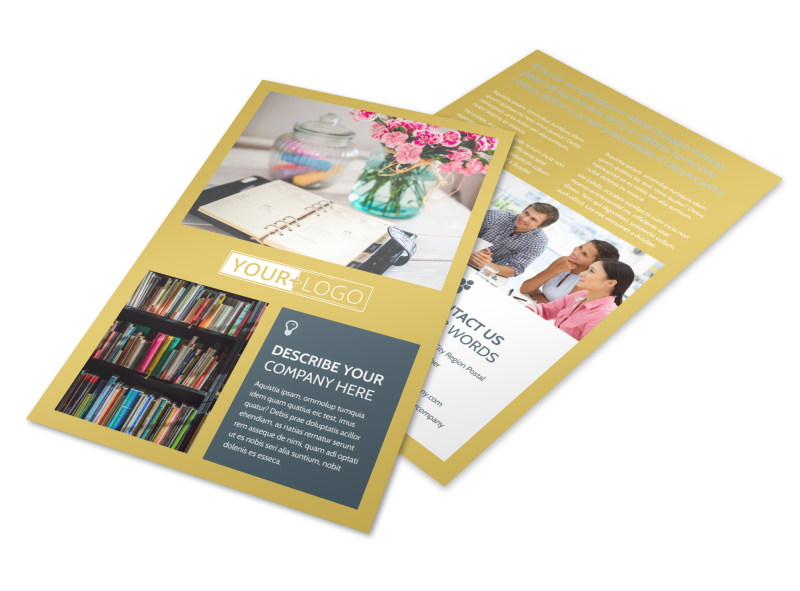 Home Organizing Service Flyer Template