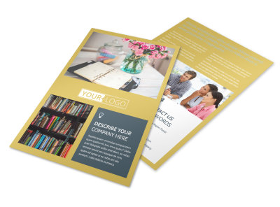Home Organizing Service Flyer Template preview