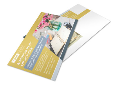 Home Organizing Service Postcard Template preview