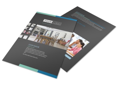 Interior Design Professionals Flyer Template preview