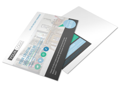 Interior Design Professionals Postcard Template preview