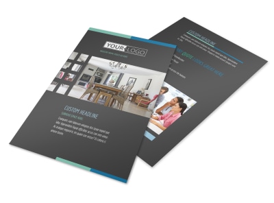 Interior Design Professionals Flyer Template preview
