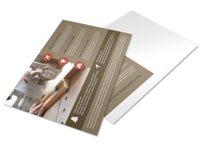 Home Carpentry Service Postcard Template preview