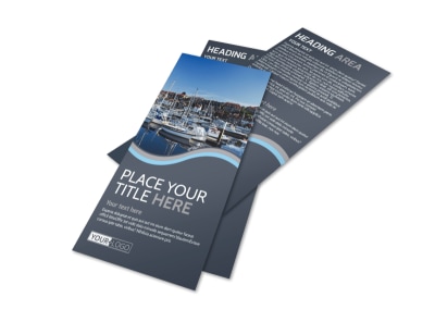 Boat & Watercraft Insurance Flyer Template preview