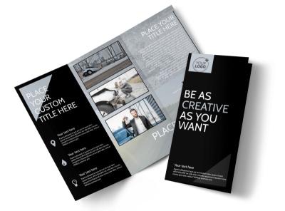 Auto Insurance Tri-Fold Brochure Template preview