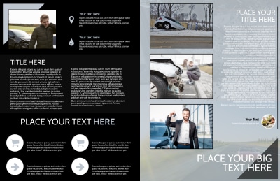 Auto Insurance Brochure Template Preview 2