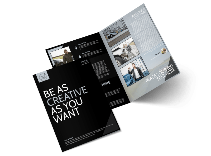 Auto Insurance Brochure Template Preview 1