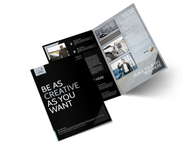 Auto Insurance Bi-Fold Brochure Template preview
