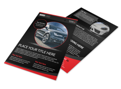 Auto Owners Insurance Flyer Template preview