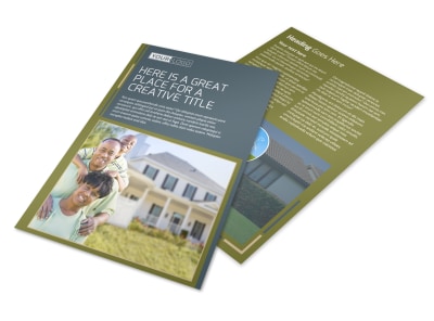 Homeowners Insurance Flyer Template preview