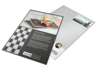 Travelers Insurance Flyer Template preview